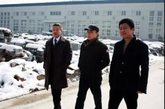 福寿园国际集团组团踏雪来访，浙江尊龙集团赢盛赞